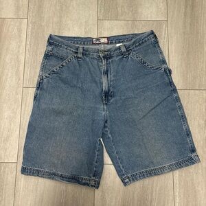 Vintage Y2K Old Navy Carpenter Shorts Mens 36 Jorts Baggy Skater Grunge